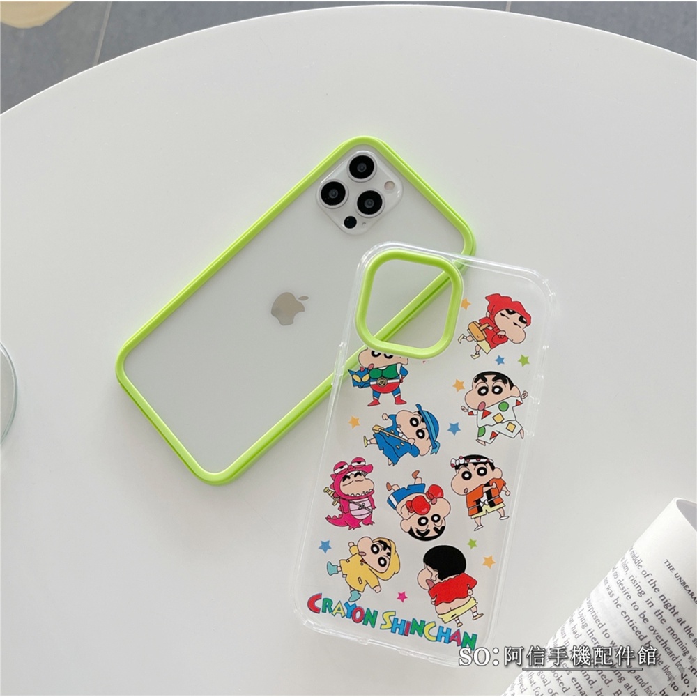 Ốp điện thoại in hoạt hình cậu bé bút chì Shin-Chan cho iPhone11 XR XS MAX 12PRO I8 I7Plus