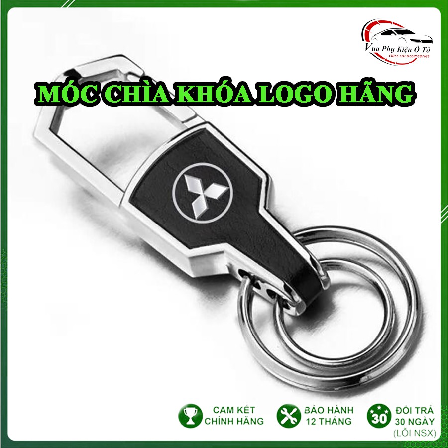 Móc khóa da cao cấp logo hãng