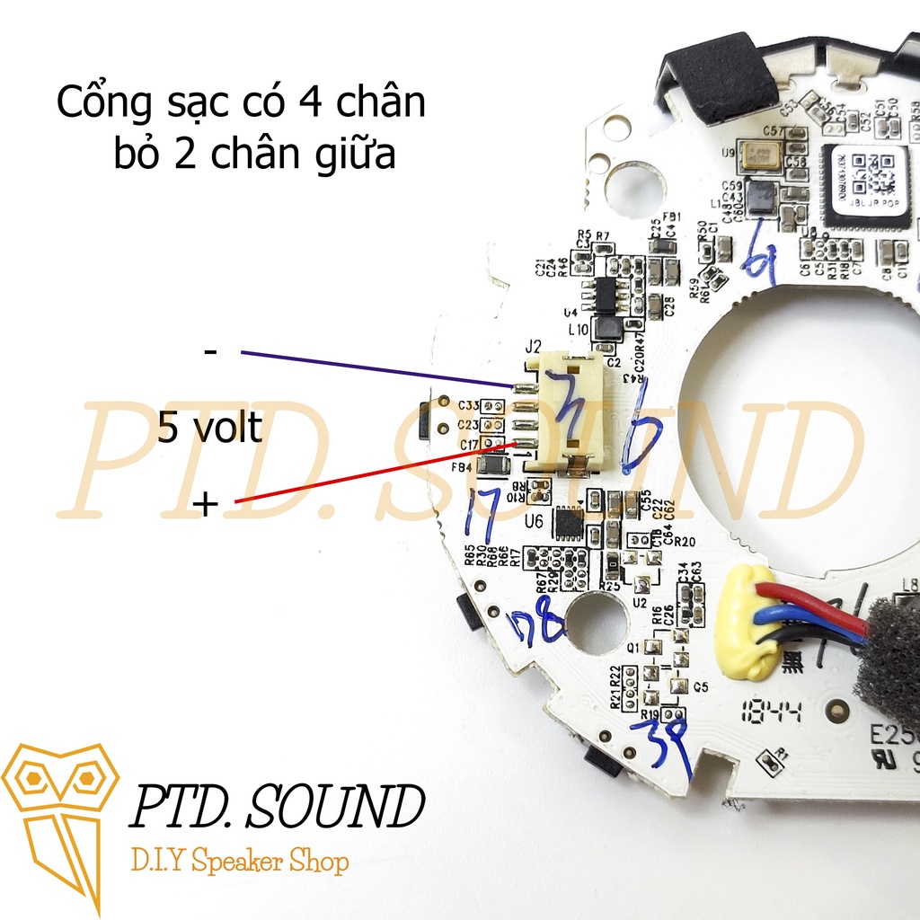 Mạch Khuếch đại âm thanh JBL Pop mono 3-5w Led RGB từ PTD Sound