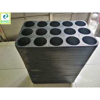 50 KHAY NHỰA CỨNG 15 LỖ TRỒNG RAU ƯƠM MẦM