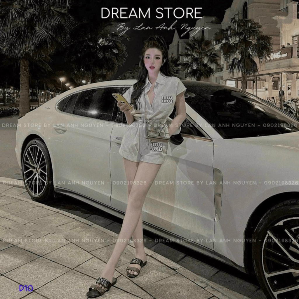 (Free Ship) SALE TO SÉT BỘ THUN GÂN ÁO TAY NGẮN CỔ SƠ MI PHỐI QUẦN SHORT SEXY MẪU Y HÌNH UP Shop VLTN