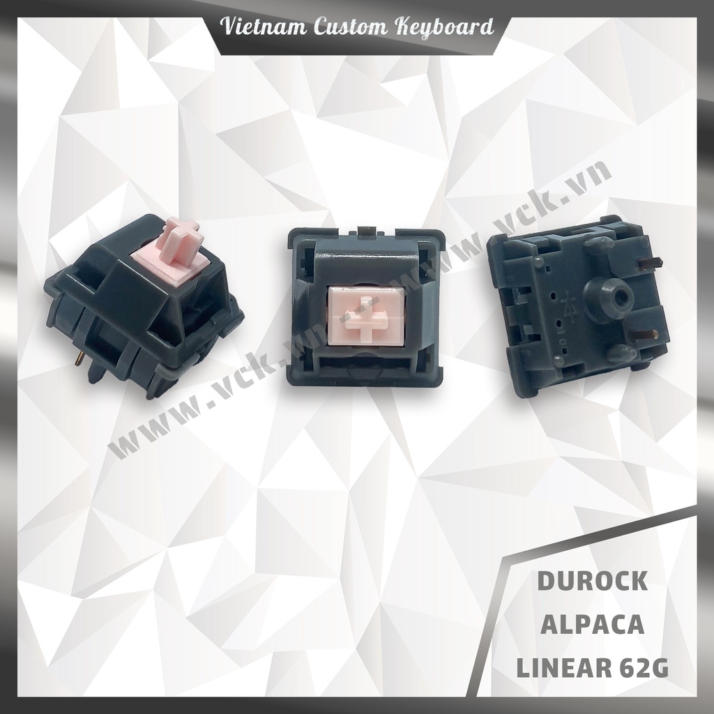 Durock JWK Switch Đặc Biệt PreLubed Lavender Cerulean Anubis