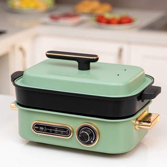 NỒI LẨU NƯỚNG ĐA NĂNG 4 IN 1 SEKA SK86 THIẾT KẾ THÔNG MINH VÔ CÙNG ĐẸP MẮT