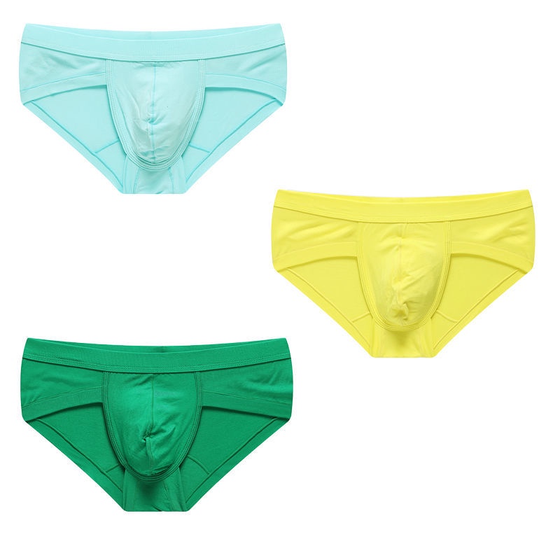 Bộ 3 Quần Lót Boxer Lưng Thấp Thoáng Khí Thời Trang Mùa Hè Cho Nam