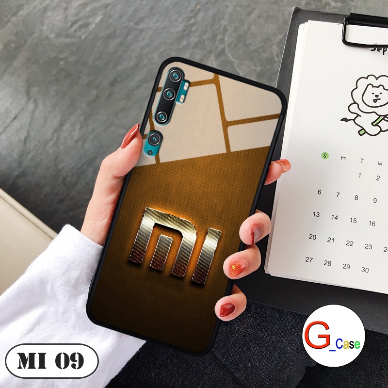 Ốp lưng Xiaomi Mi Note 10 Pro  - in hình 3D Logo điện thoại