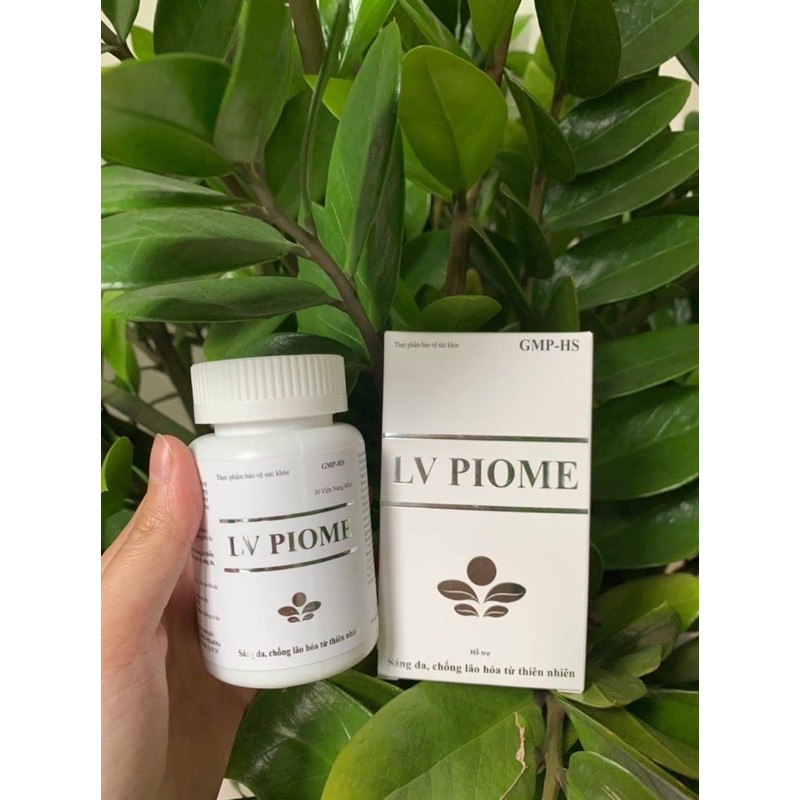 LV PIOME- VIÊN UỐNG TRẮNG DA, GIẢM NÁM, CHỐNG LÃO HÓA | Thế Giới Skin Care