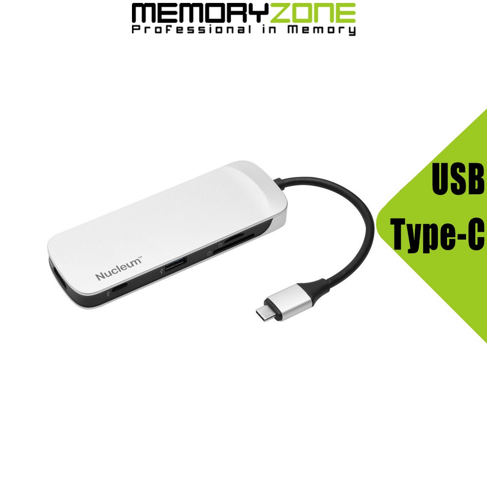 Bộ chia USB Type-C Kingston Nucleum 7-in-1 ra HDMI - USB 3.0 - USB Type-C - CardReader C-HUBC1-SR-EN