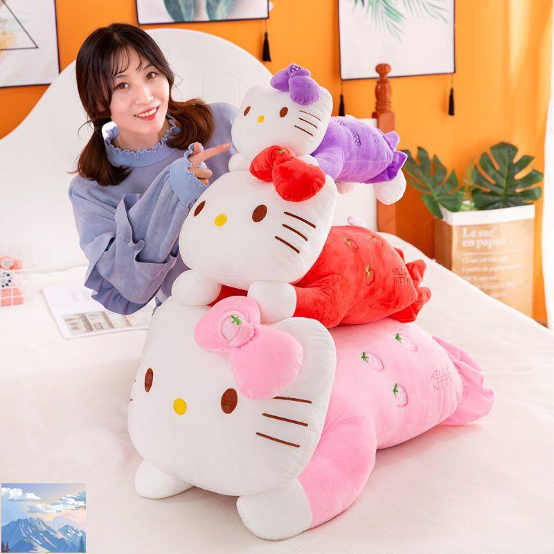 Hello Kitty Gối Ôm Nhồi Bông Dễ Thương Cho Bé