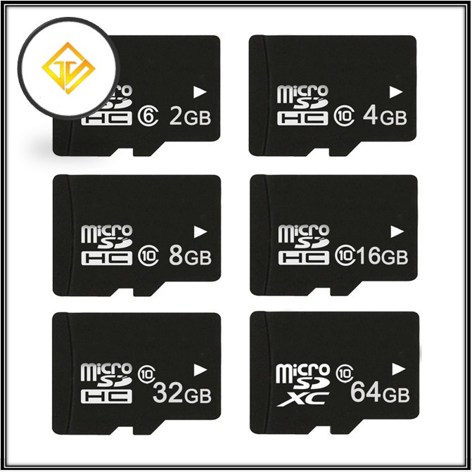 Thẻ nhớ MicroSD Class 10 4GB/8GB/16GB/32GB/64GB - Thẻ nhớ tốc độ cao (Đen),Chính hãng BH 12 Tháng