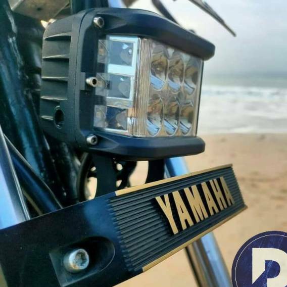 Bộ Giá Đỡ Bằng Nhôm Màu Vàng / Đen Chuyên Dụng Cho Xe Yamaha Rx King