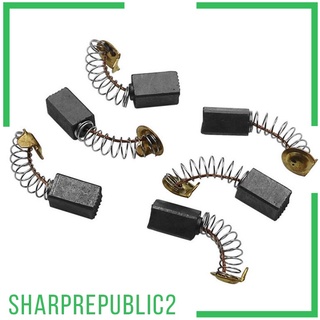 10pcs 6.5x7.5x12.5mm Electric Drill Motor Carbon Brushes with Spring Set