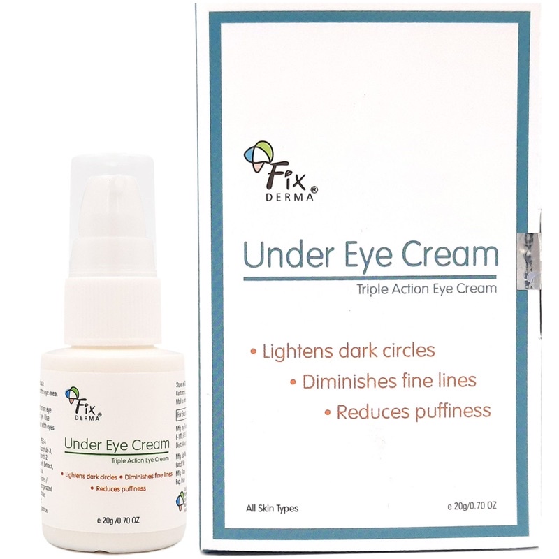 Kem Giảm Quầng Thâm – Bọng Mắt Fixderma Under Eye Cream (20g)