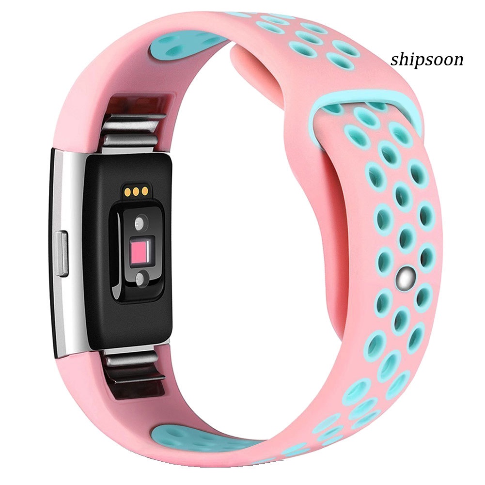 Dây Đeo Thay Thế Cho Đồng Hồ Fitbit Charge 2 Bằng Silicone