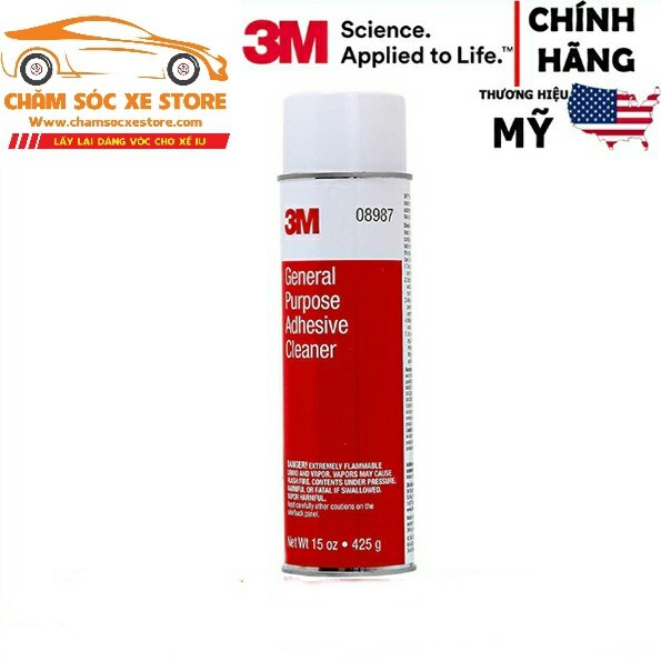 Dung Dịch Tẩy Keo Nhựa Đường 3M General Purpose Adhesive Cleaner 08987 425g chamsocxe