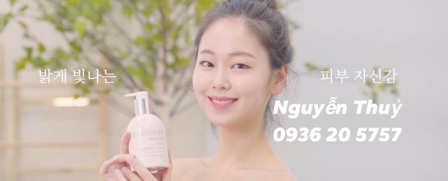 Kem Dưỡng Trắng- Sữa Tắm Trắng Nâng Tông Da Caryophy Glass Skin In Shower Body Tone-Up