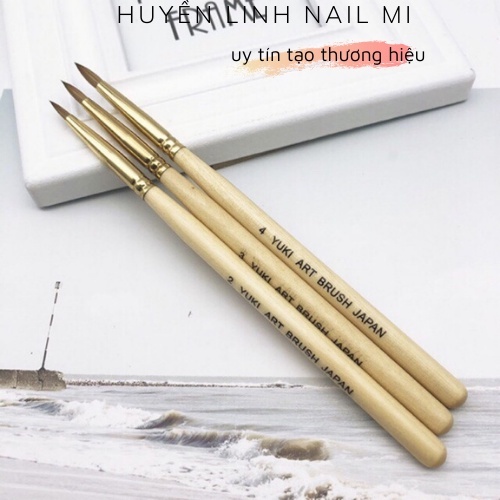 Cọ đắp bột cọ nặn hoa yuki số 2,3,4 chữ tím