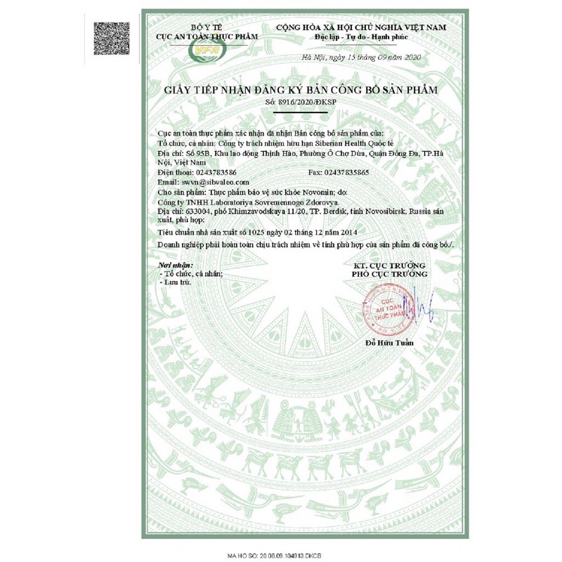 Hobomin siberian chính hãng viên uống chống oxy hoá, phục hồi tế bào