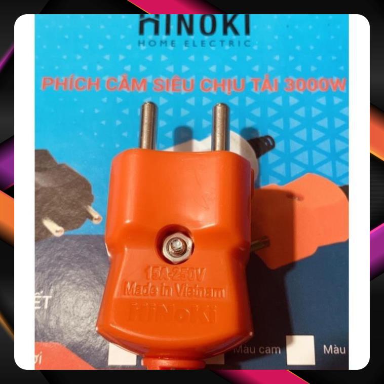 Phích cắm Điện chịu tải màu cam HiNoKI, Phích cắm siêu chịu tải công nghiệp 3000W HÀNG MỚI