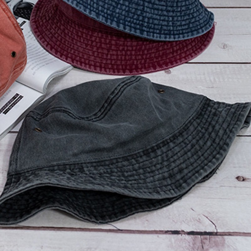 Mũ tai bèo vải jean tiện dụng khi du lịch cho nam và nữ