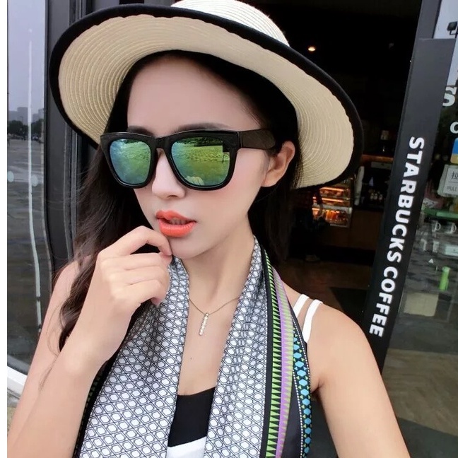 Mắt kính nữ thời trang du lịch biển phim nhiều màu sắt