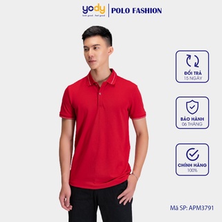 Áo phông polo nam café ngắn tay thoáng mát thấm hút mồ hôi tốt YODY - APM3791