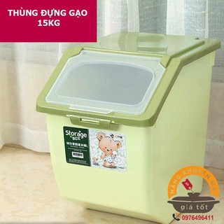 Thùng gạo Nhật tiện dụng 15kg