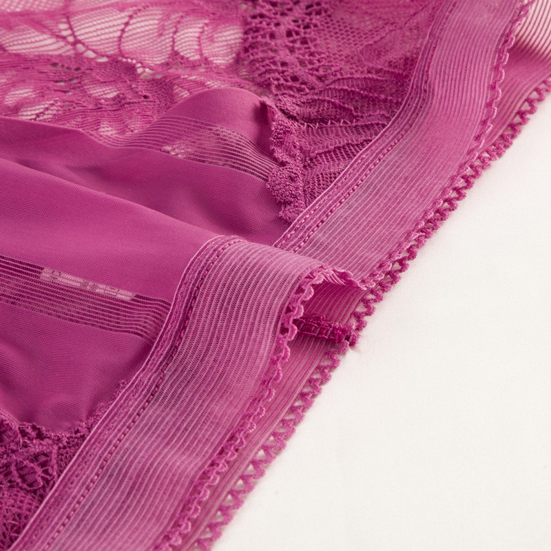 Quần lót cotton phối ren thoáng khí không đường may quyến rũ cho nữ