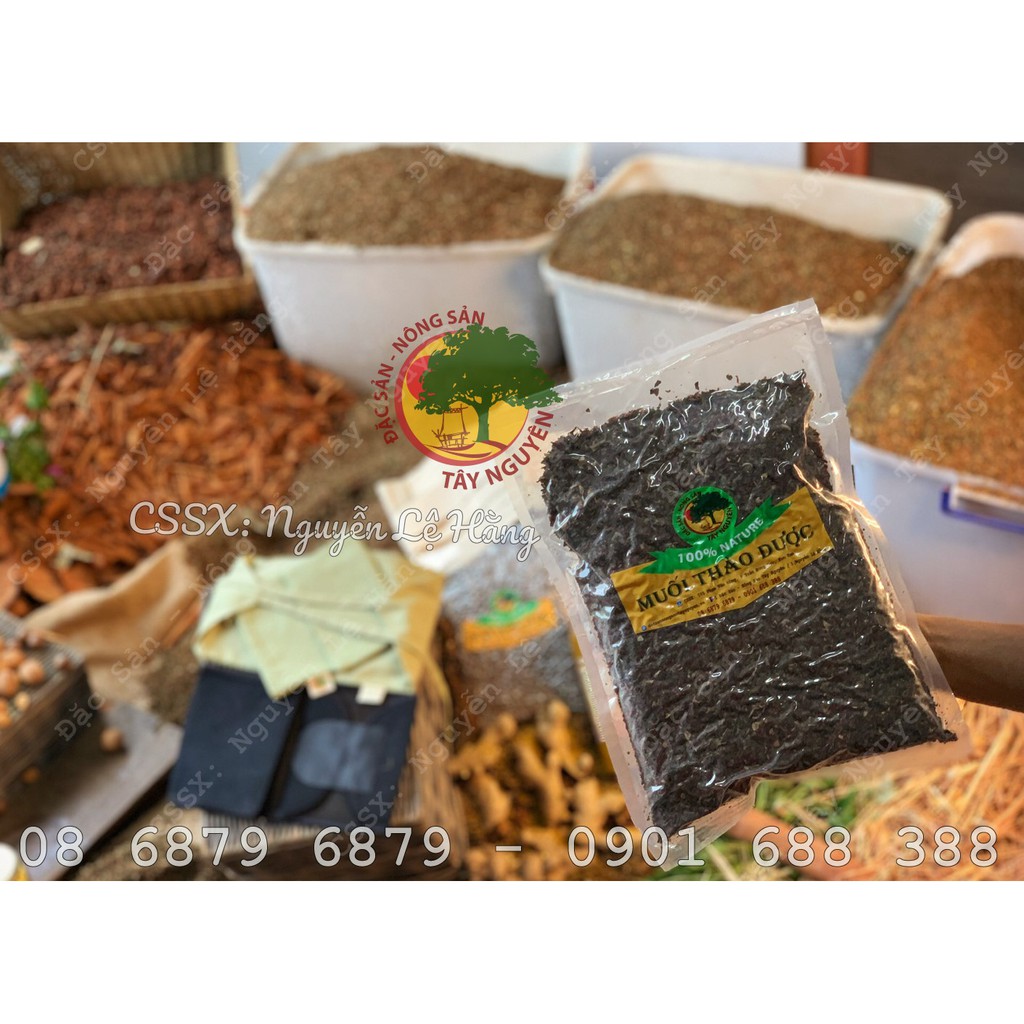 MUỐI THẢO DƯỢC (QUẤN BỤNG - CHƯỜM NÓNG) 1KG