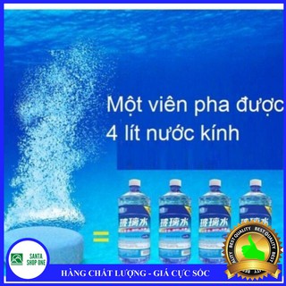 [COMBO 5 VIÊN] Viên Sủi Nén Pha Nước Rửa Kính Ô tô Tiện Dụng (1 Viên = 4L Nước) - SANTA