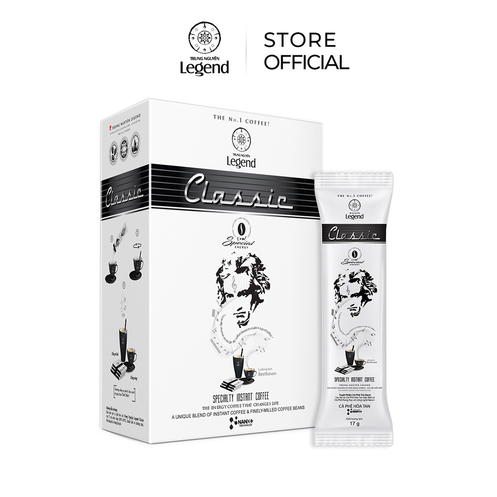 Cà Phê Legend Classic Trung Nguyên Legend - Hòa Tan Sữa