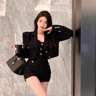 set quần liền kèm áo khoác