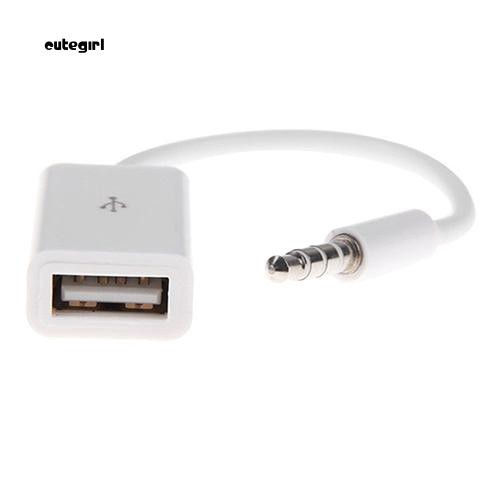 Cáp chuyển cổng cắm USB sang đầu cắm âm thanh 3.5mm