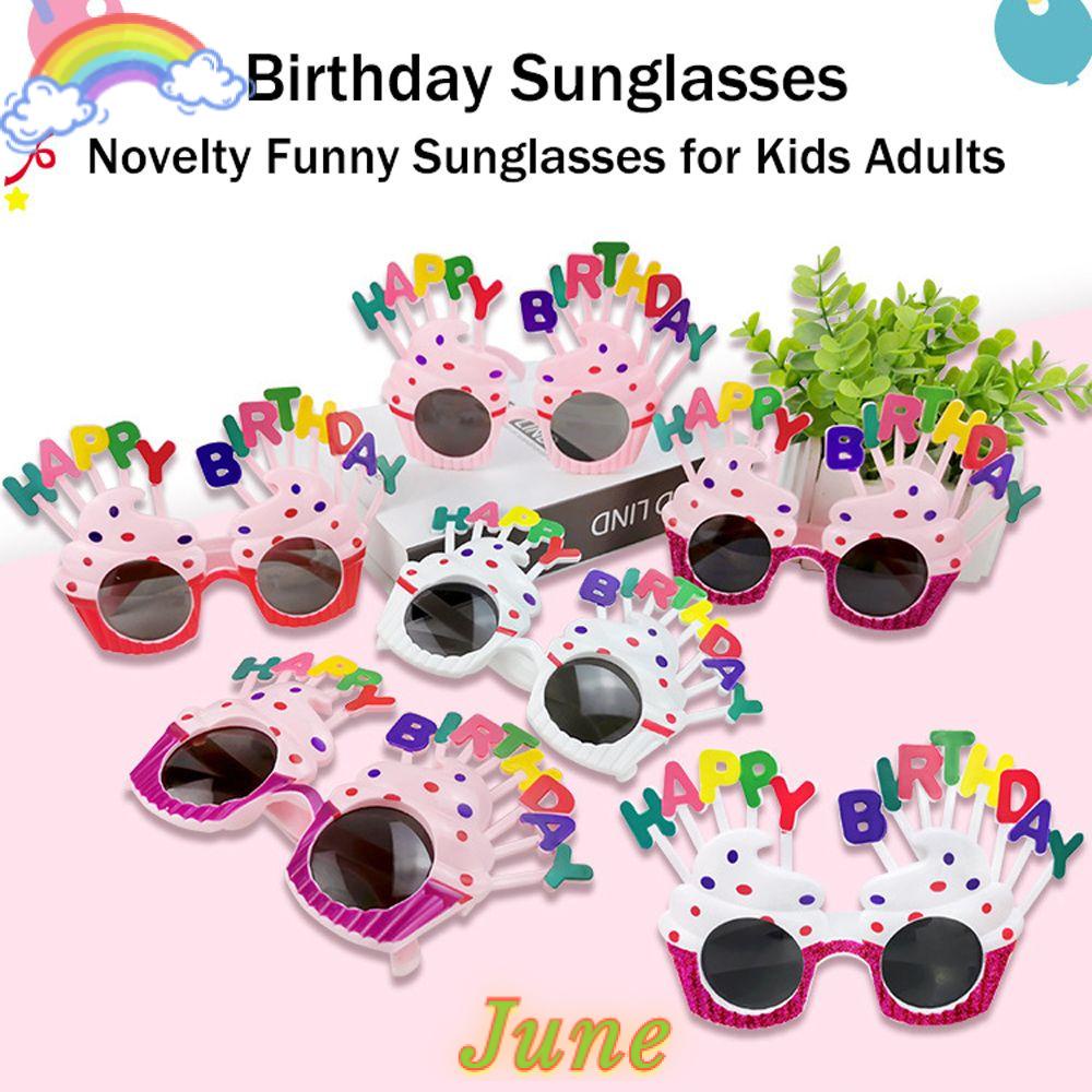 Kính mát thiết kế chữ Happy Birthday đáng yêu trang trí tiệc sinh nhật lễ kỷ niệm dành cho người lớn và trẻ em | BigBuy360 - bigbuy360.vn