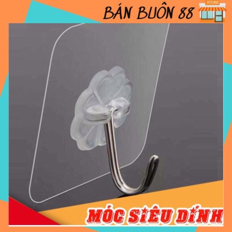 Bộ 20 Móc Dán Tường Treo Đồ Tiện Lợi Siêu Dính Trên Mọi Bề Mặt