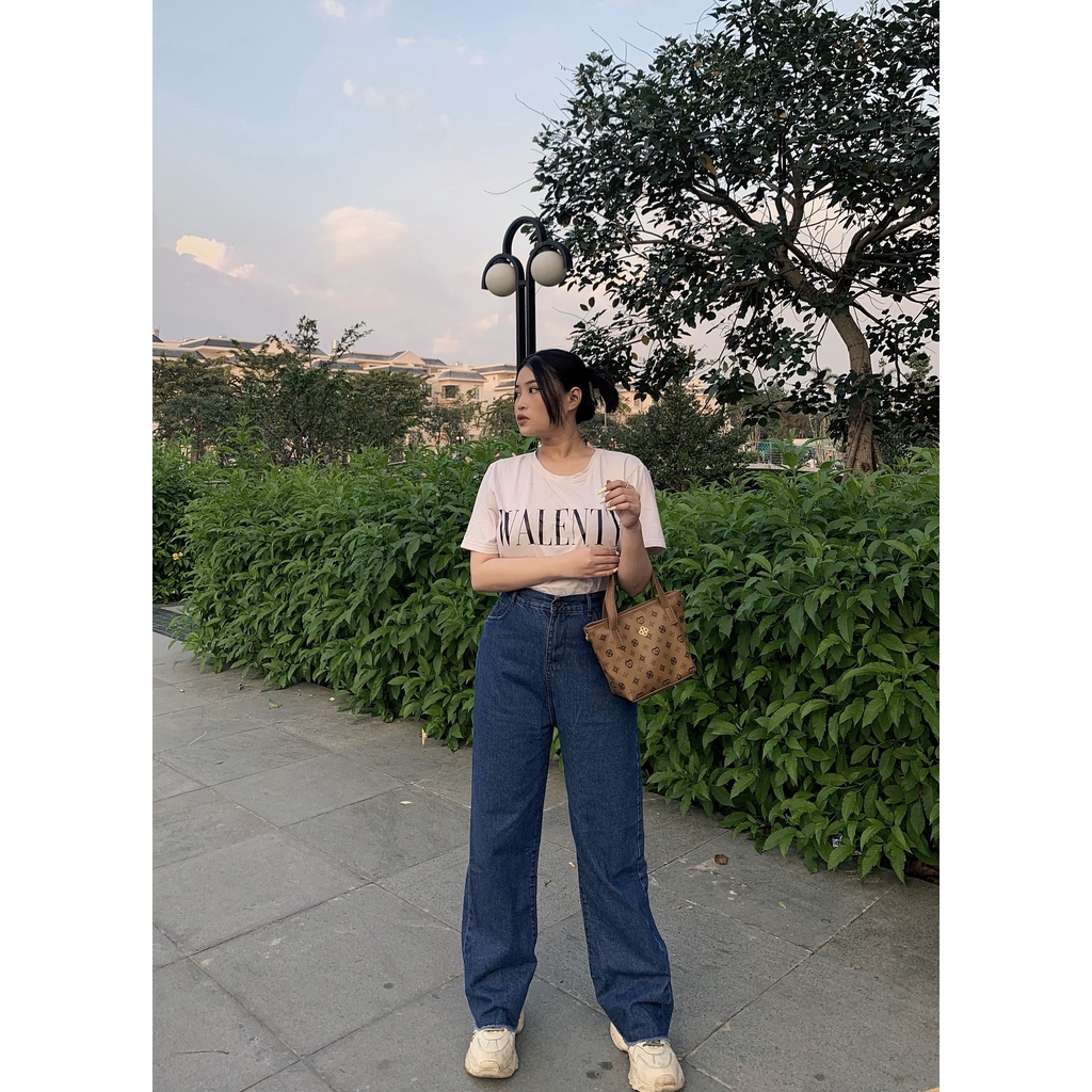 ( Quần BigSize 30-35) Quần Ống Suông Tua Lai Xanh Đậm, Không Co Giãn | BigBuy360 - bigbuy360.vn