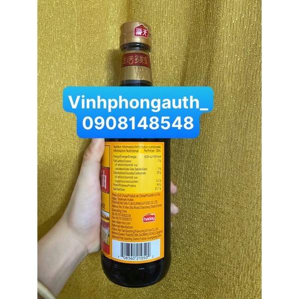 HẮC XÌ DẦU HƯƠNG NẤM 500ML - SUPERIOR MUSHROOM SOY SAUCE HADAY