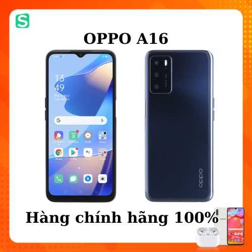 Điện thoại OPPO A16 Giá rẻ (3GB/32GB) - Hàng chính hãng 100% - Bảo hành 12 tháng !!!