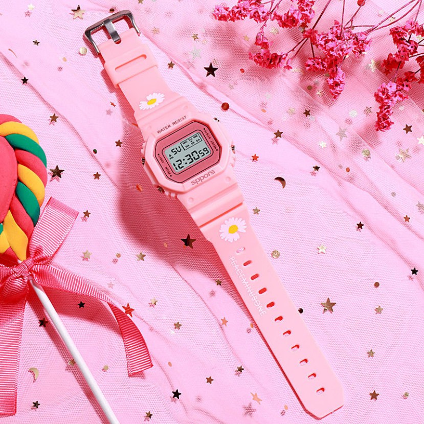 Đồng hồ thể thao nam nữ sport XP63 điện tử, dây cao su Hoa Cúc cực hot, full chức năng | BigBuy360 - bigbuy360.vn