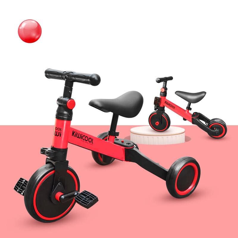 Xe cân bằng kiwicool kiêm xe đạp 3 bánh và xe chòi chân