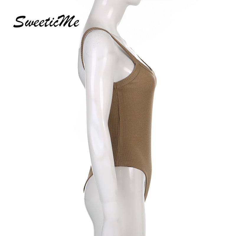 Sweeticme Bộ Bodysuit Dáng Ôm Gợi Cảm   Dành Cho Nữ