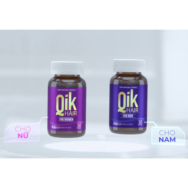 Viên uống mọc tóc Qik hair Lọ 30v