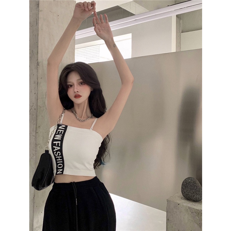 Áo Ống Ngắn 2022 Thời Trang Mùa Hè Hàn Quốc Cho Nữ
