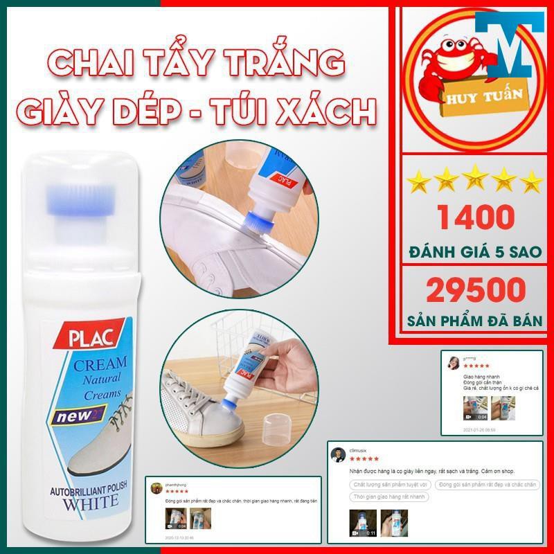 Chai tẩy trắng giày - lọ tẩy ố giày dép - nước tẩy trắng giày dép túi xách (PLAC01)