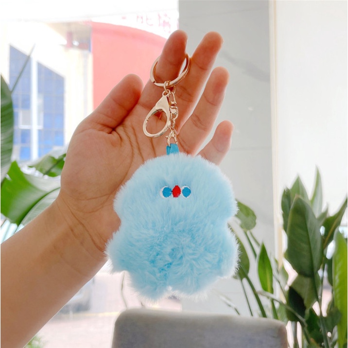 Móc khóa bạch tuộc sắc màu treo balo nhiều hình cute xinh xỉu trang trí túi xách siêu dễ thương