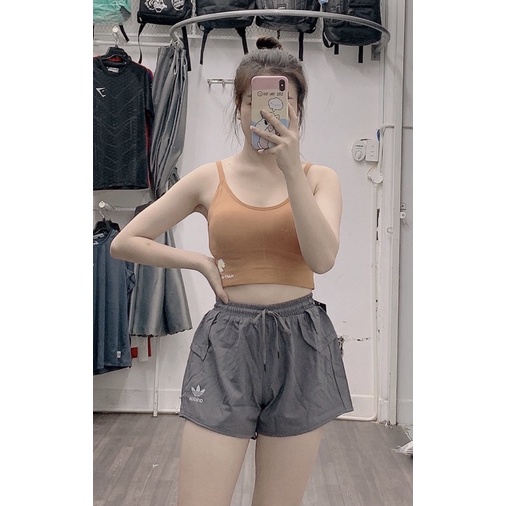 QUẦN ĐÙI _QUẦN ĐÙI NỮ THỂ THAO HOT TREND NĂM NAY HAI LỚP  MÀU CỰC XINH