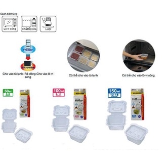 Bộ chia thức ăn Richell - trữ đồ ăn cho bé