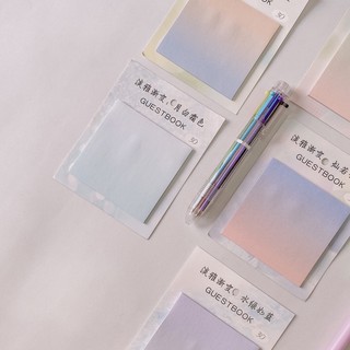 Giấy note gradient background sáng tạo - biển