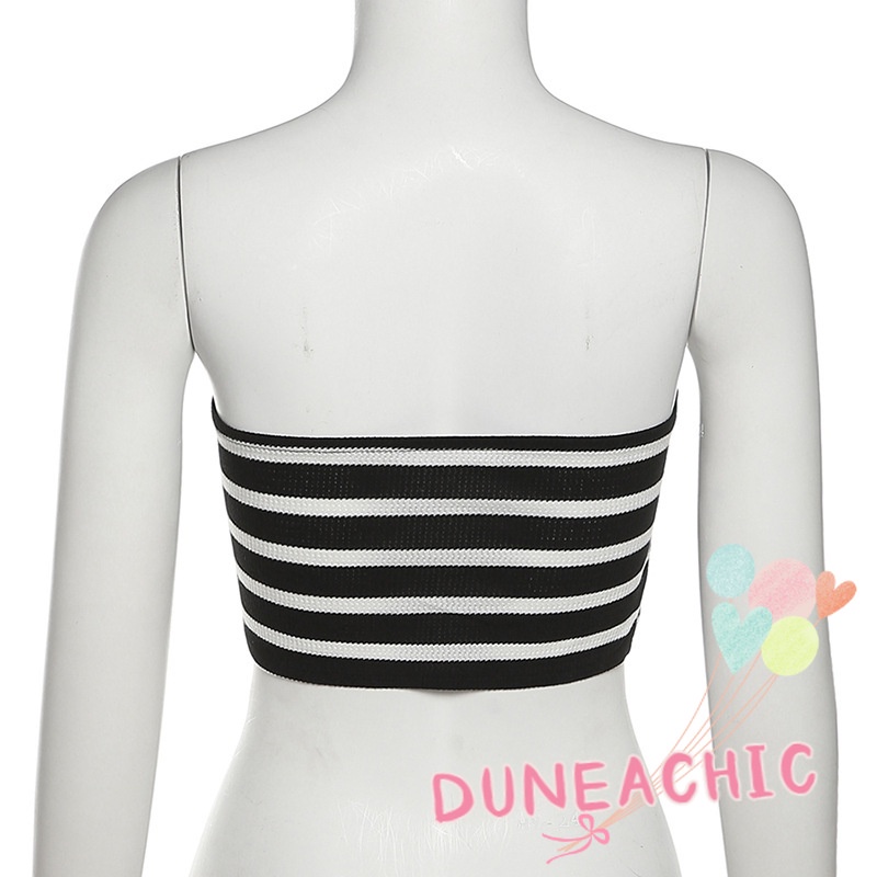 DUNEA Ống Nữ Kẻ Sọc Thời Trang