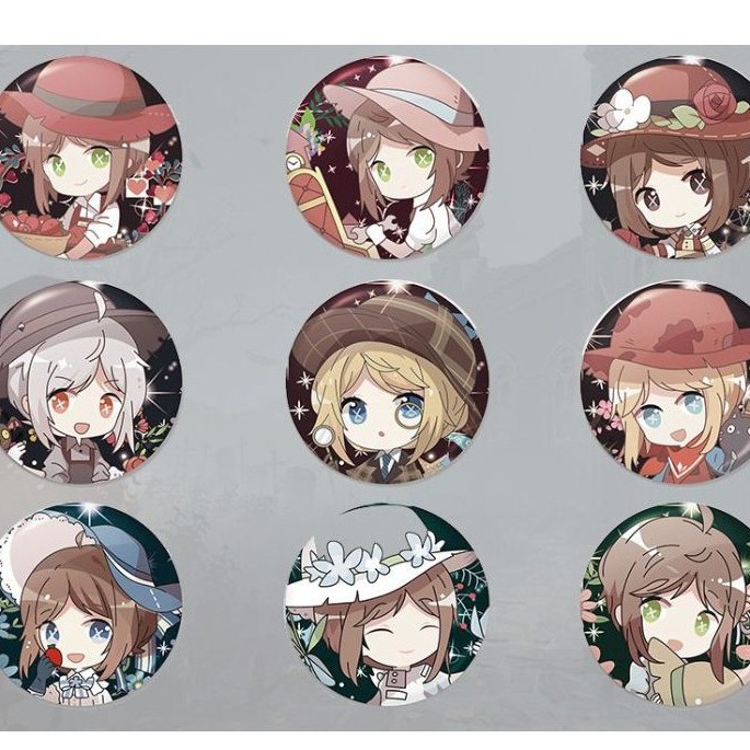 Huy hiệu cài áo in hình Identity V Nhân Cách Thứ Năm game anime chibi dễ thương m04