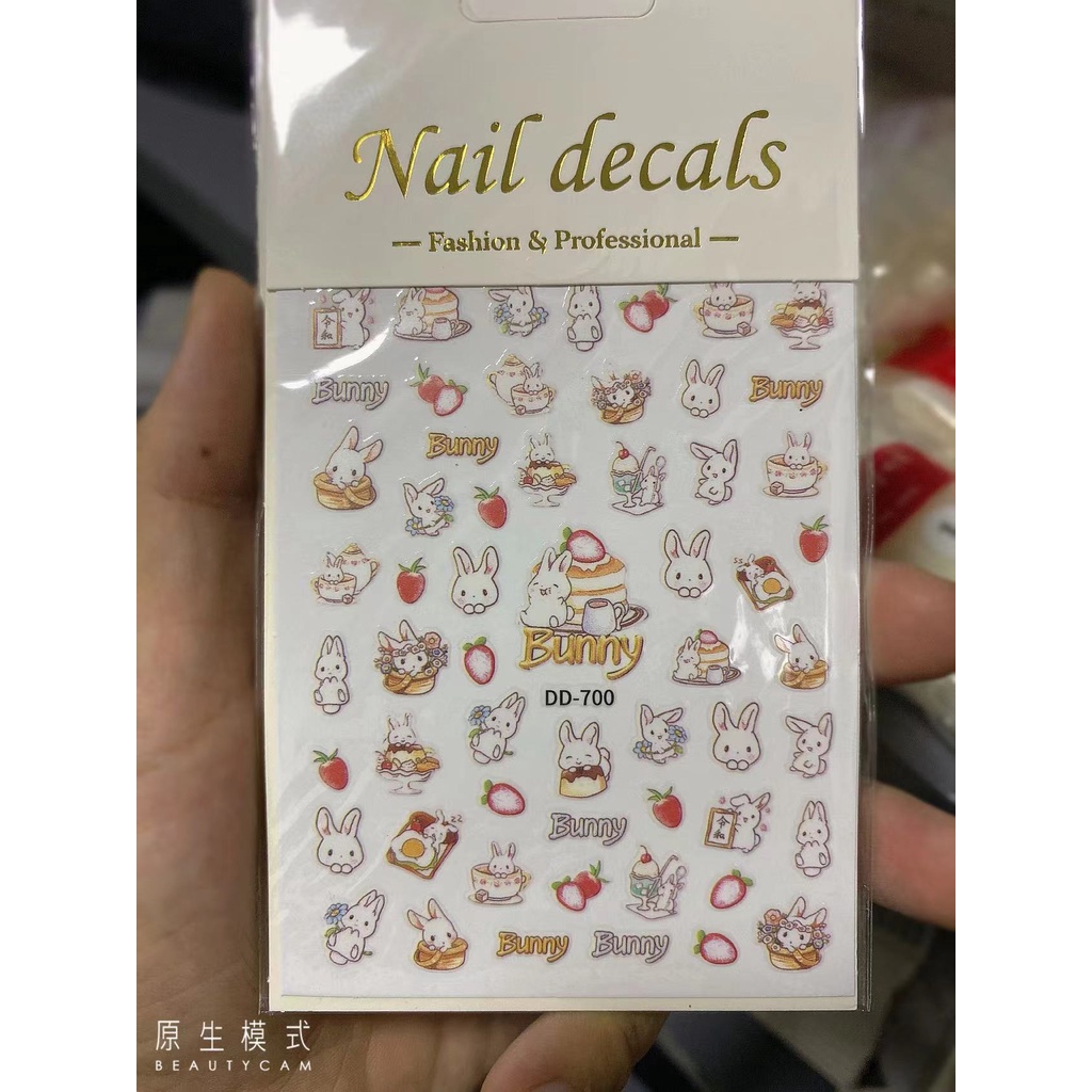 STICKER HOẠT HÌNH TRANG TRÍ NAIL DD700